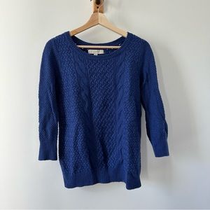 Ann Taylor Loft blue sweater size medium